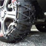 雪道スリップ対策にスズキハスラー用の非金属タイヤチェーンを買いました【バイアスロン クイックイージー】