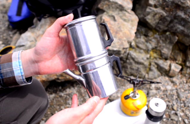 霧の武奈ヶ岳でカフェ・ナポレターナ