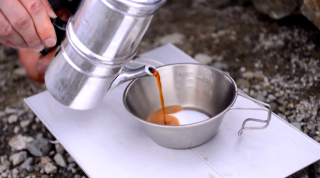 霧の武奈ヶ岳でカフェ・ナポレターナ