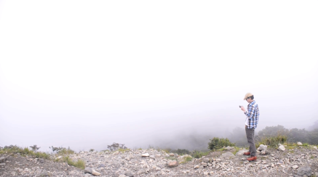 霧の武奈ヶ岳でカフェ・ナポレターナ