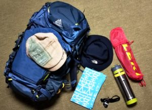 青山考平の登山装備リスト【ザック・登山靴・アクセサリー】