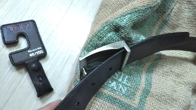 ビジネス革ベルト ひび割れ対策 補修不要 長持ち TUMI トゥミ スライド式 スクエアバックルベルト