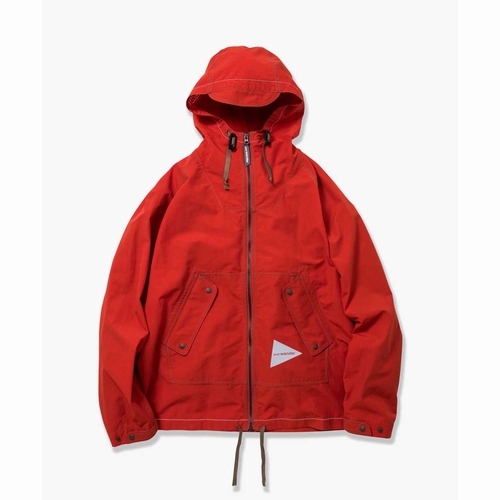 laser hole nylon taffeta hoodie