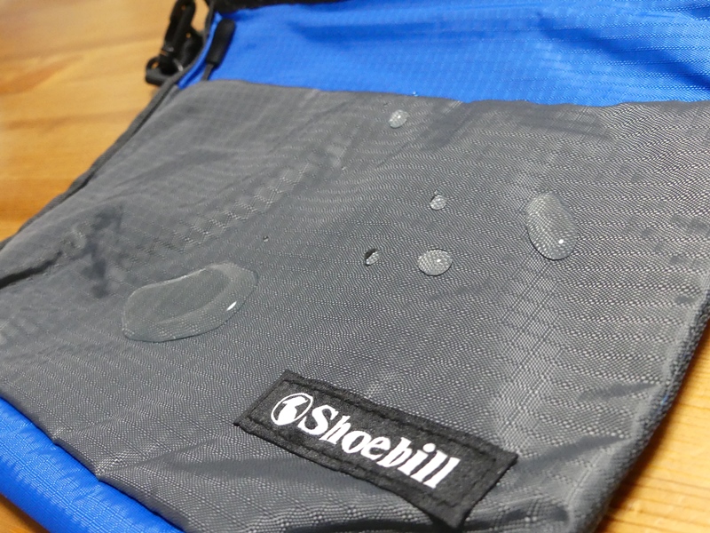 サコッシュの防滴防水性能