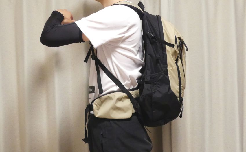 ノースフェイステルス25の試着