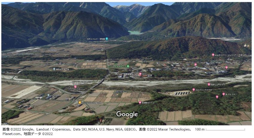 野口五郎岳の由来と野口集落からの景色