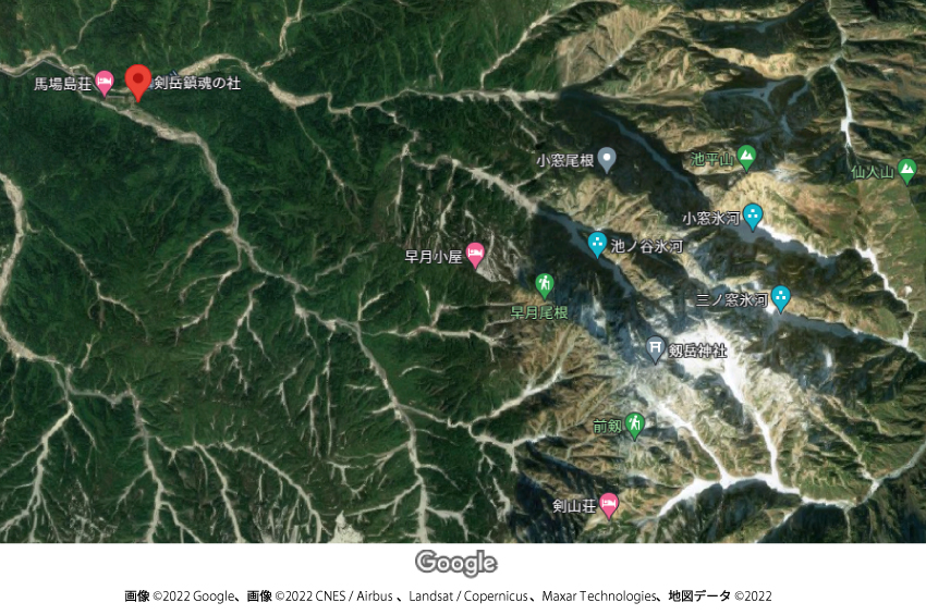 劔岳-試練と憧れはどこにあるのか-場所