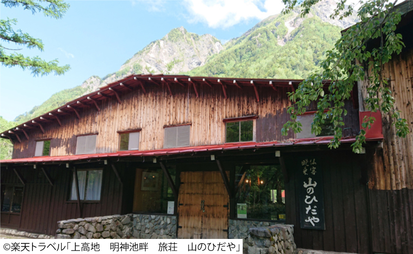 上高地の山のひだやのオイルランプ