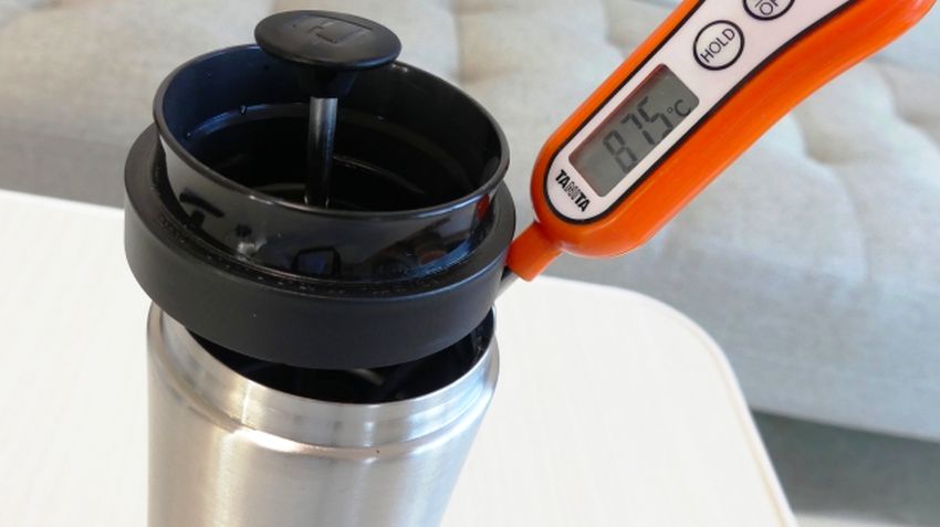 エスプロトラベルコーヒープレスの保温性能