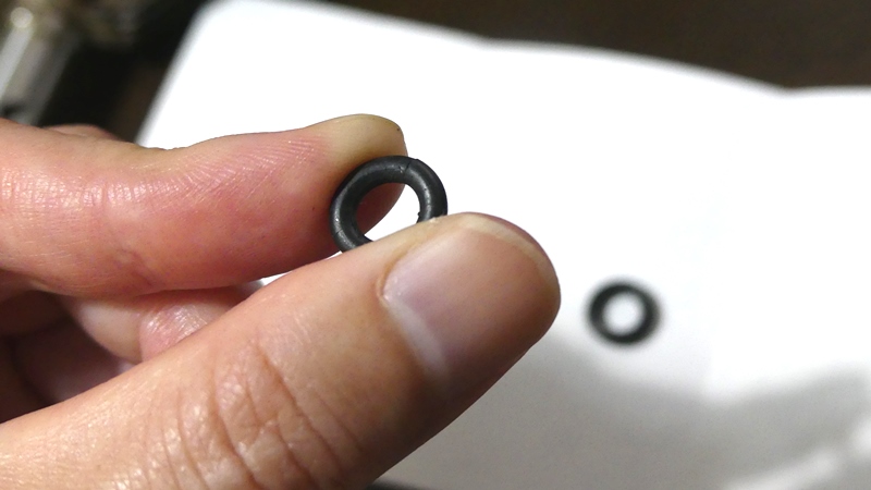 プリムスP153バーナーのOリングパーツ硬化で固くなる