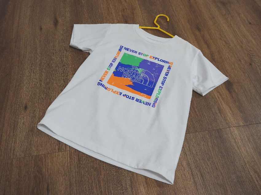 ノースフェイスのキッズ用吸湿速乾ドライTシャツ