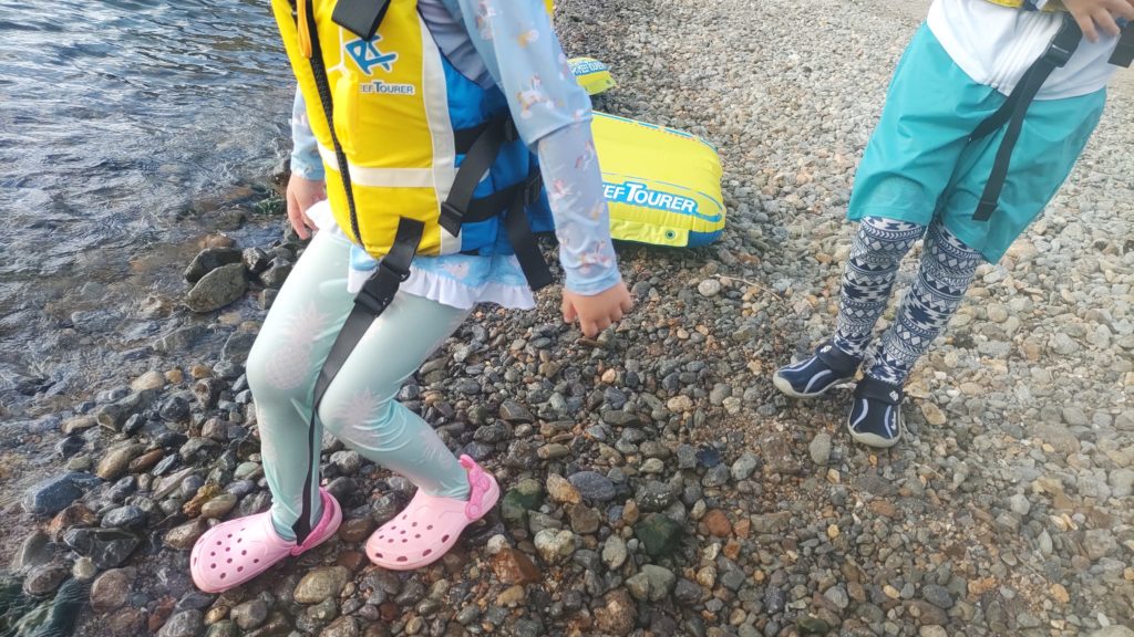 お盆過ぎのクラゲ対策の子供用ラッシュガードを買った