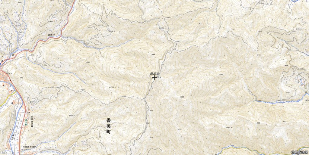 国土地理院蘇武岳の地図