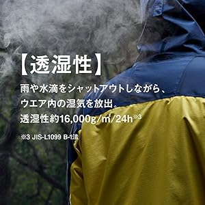 大阪万博用の透湿性能が高いレインウェア